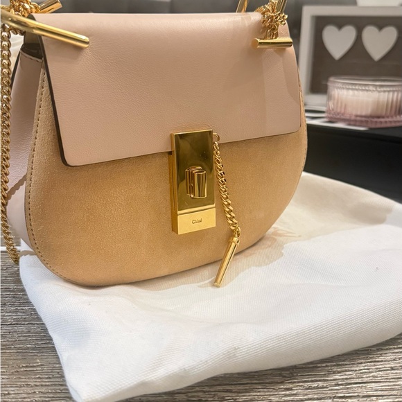 Chloe Handbags - Chloe Tan and Cream Women's Bag